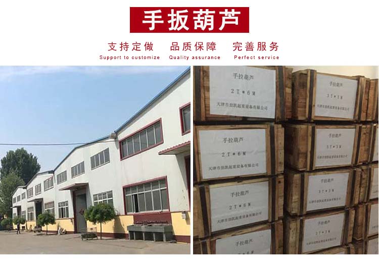天津中国福彩双色球钢丝绳手扳葫芦生产厂家